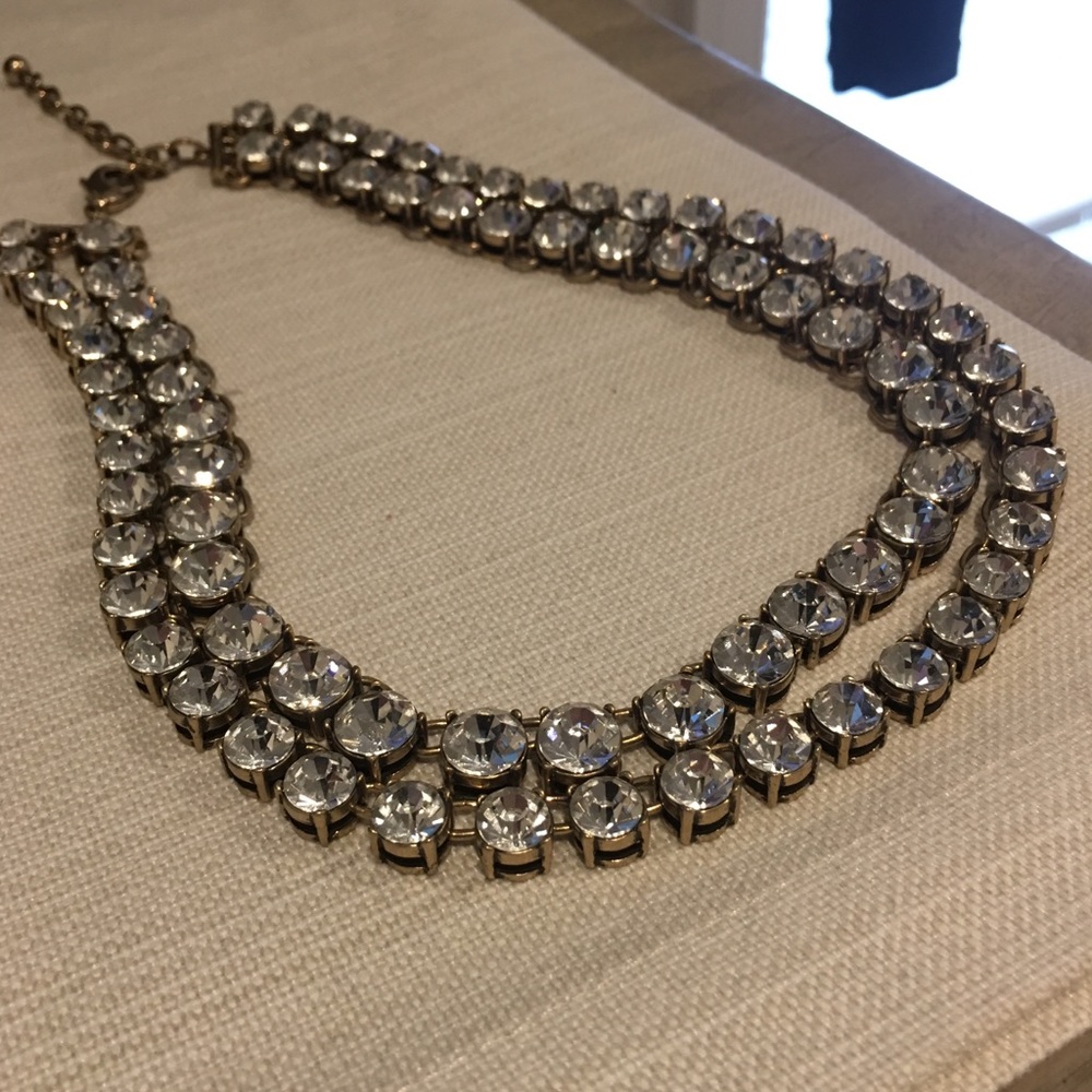 Glamorous Costume Crystal Necklace